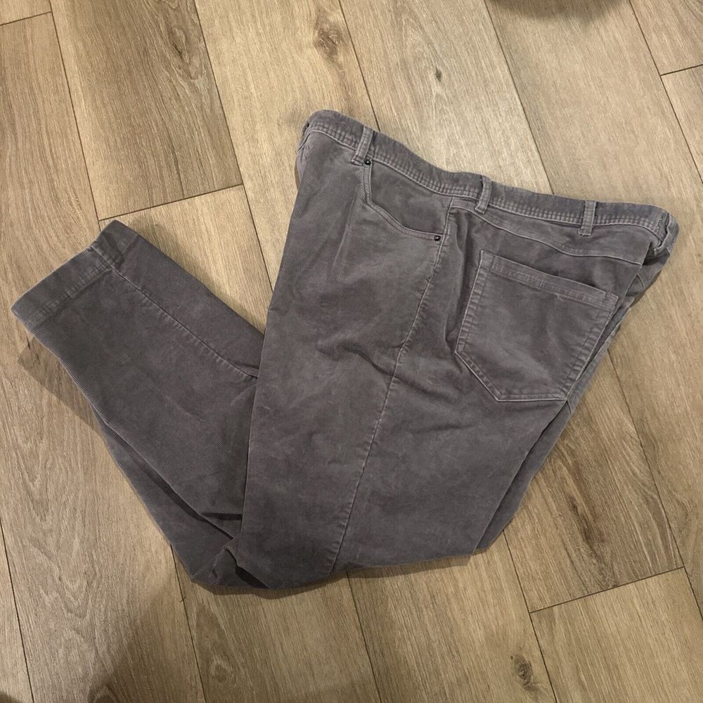 C & C California Men's‎ Corduroy Pants Gray Vintage Wash Size 40 X 30 NWOT